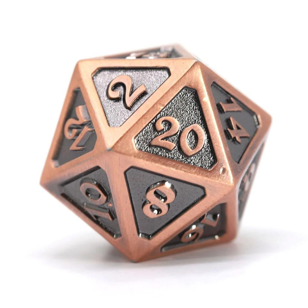 Die Hard Dice Dire d20 - Mythica Battleworn Copper